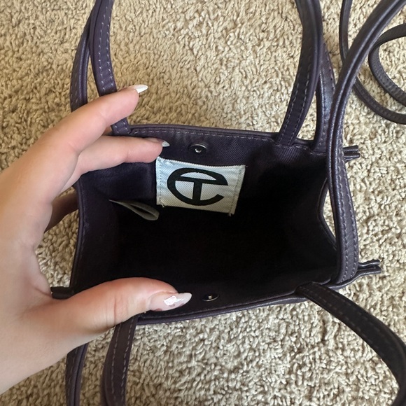 Dark purple mini teflar bag - like new - Picture 3 of 4
